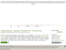 Tablet Screenshot of geo-surveying.pl